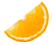 Fresh tangy orange slice